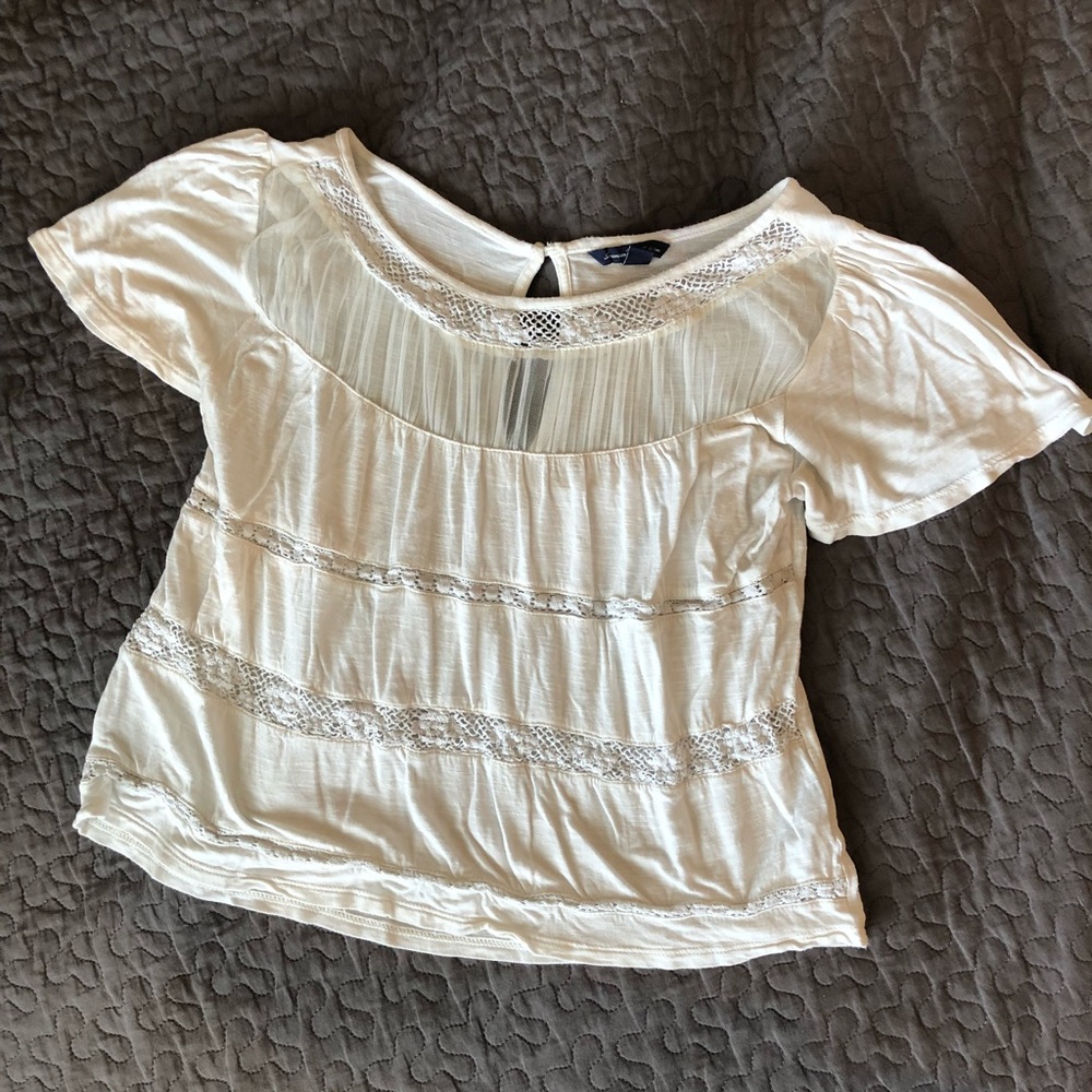 Lacey crop top from AE